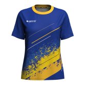 Футболка игровая SECO® Astrada 25227152 женская цвет: синий/желтый