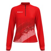 Кофта спортивная SECO® Astrada 26315302 женская цвет: красный (короткая молния)