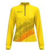 Кофта спортивная SECO® Astrada 26315303 женская цвет: желтый (короткая молния)