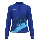 Кофта спортивная SECO® Astrada 26315304 женская цвет: синий (короткая молния)