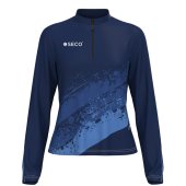 Кофта спортивная SECO® Astrada 26315312 женская цвет: темно-синий (короткая молния)