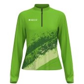 Кофта спортивная SECO® Astrada 26315321 женская цвет: салатовый (короткая молния)