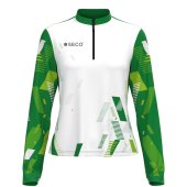 Кофта спортивная SECO® Forza 26315207 женская цвет: зеленый (короткая молния)