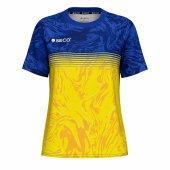 Футболка игровая SECO® Laura 25227351 женская цвет: желто-синий