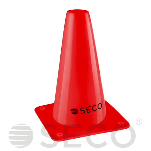 Тренировочный конус SECO® 15 см красного цвета 