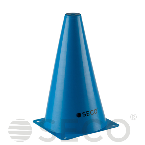 Тренировочный конус SECO® 23 см синего цвета 