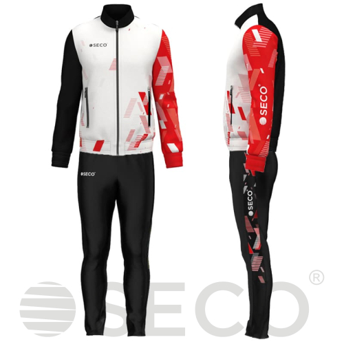 Спортивный костюм SECO® Forza Black цвет: красный