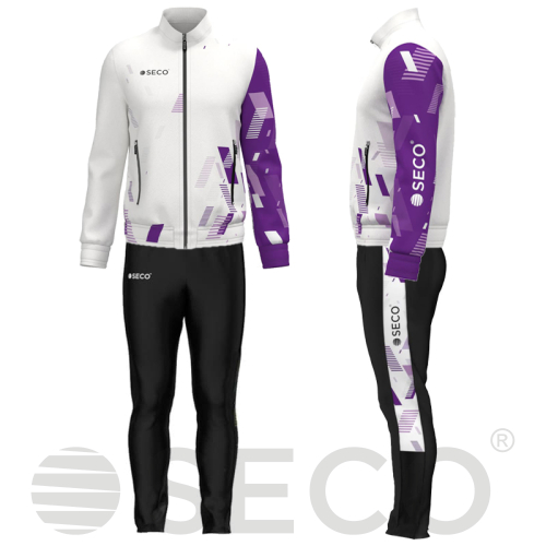 Спортивный костюм SECO® Forza White цвет: фиолетовый