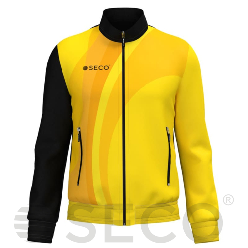 Кофта спортивная SECO® Davina Black 22220303 цвет: желтый