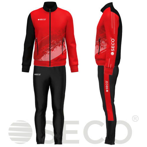 Спортивный костюм SECO® Astrada Black цвет: красный