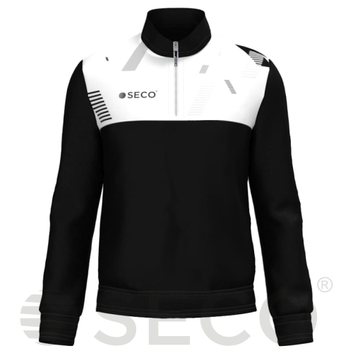 Кофта спортивная SECO® Forza Black 22314010 цвет: белый (короткая молния)