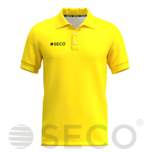 Футболка Поло SECO® Basic 22240103 цвет: желтый