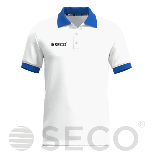 Футболка Поло SECO® Rister White 22240204 цвет: синий