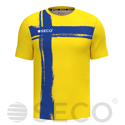 SECO® Lord Gold T-shirt 22226051 color: yellow-blue