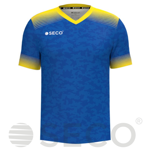 Футболка игровая SECO® Girona 22224252 цвет: сине-желтый
