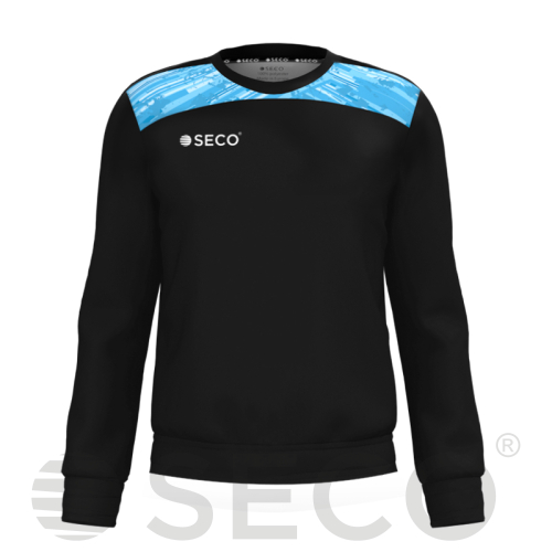 Кофта спортивна SECO® Ruida 25317201 колір: чорний/блакитний