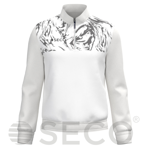 Кофта спортивна SECO® Laura II 25314610 колір: білий (коротка блискавка)