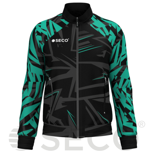 Кофта спортивная SECO® Bora Black 25311217 цвет: бирюза