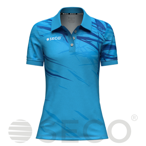 Футболка Поло SECO® Meteor 25241111 женская цвет: голубой
