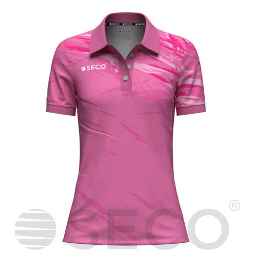 Футболка Поло SECO® Meteor 25241109 женская цвет: розовый