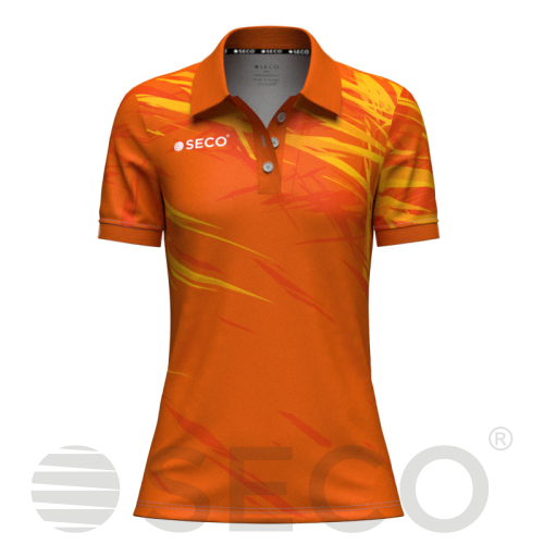 Футболка Поло SECO® Meteor 25241105 женская цвет: оранжевый