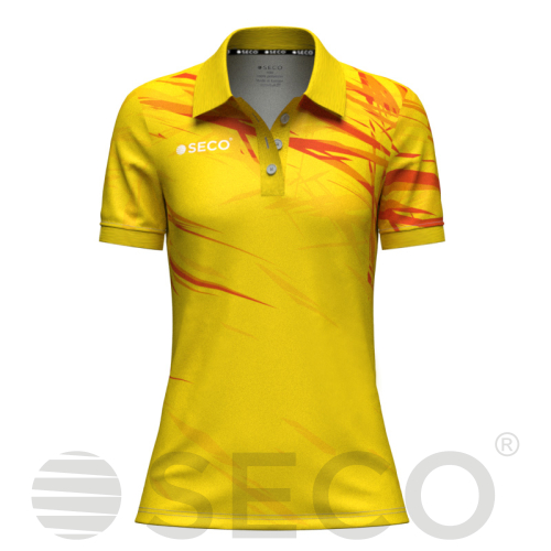 Футболка Поло SECO® Meteor 25241103 женская цвет: желтый
