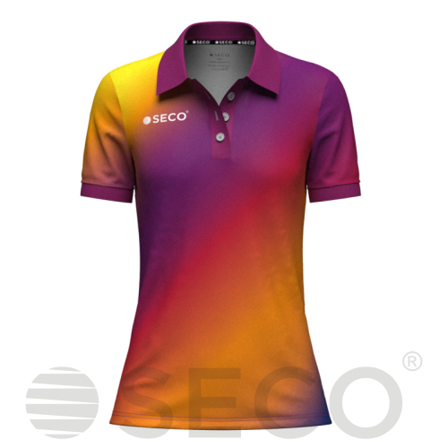 Футболка Поло SECO® Custom 25241200 женская цвет: микс
