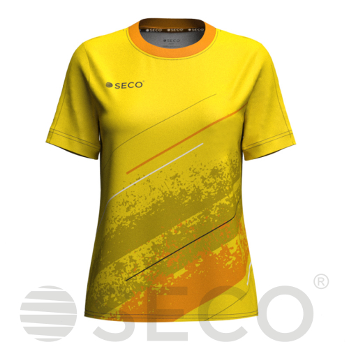 Футболка игровая SECO® Astrada 25227103 женская цвет: желтый