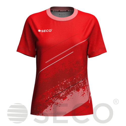 Футболка игровая SECO® Astrada 25227102 женская цвет: красный