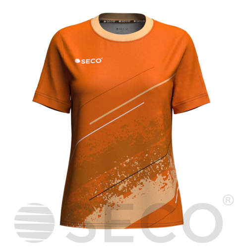 Футболка игровая SECO® Astrada 25227105 женская цвет: оранжевый