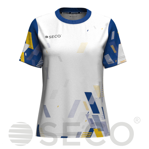 Футболка игровая SECO® Forza 25227252 женская цвет: сине-желтый
