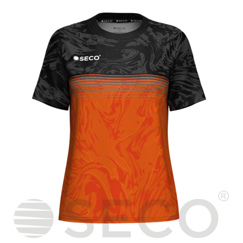 Футболка игровая SECO® Laura 25227305 женская цвет: оранжевый