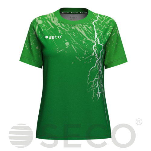 Футболка ігрова SECO® Lightning 25227507 жіноча колір: зелений