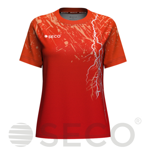 Футболка ігрова SECO® Lightning 25227502 жіноча колір: червоний