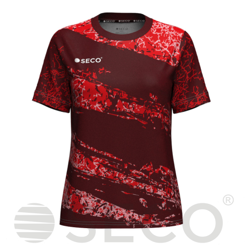 Футболка игровая SECO® Sanfaria 25228002 женская цвет: красный