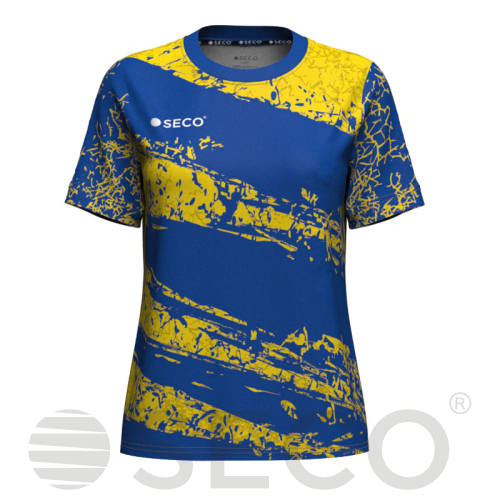 Футболка игровая SECO® Sanfaria 25228052 женская цвет: сине-желтый