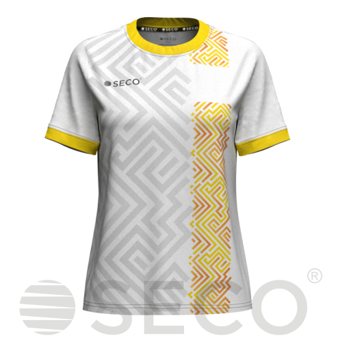 Футболка игровая SECO® Sefa White 25228203 женская цвет: желтый