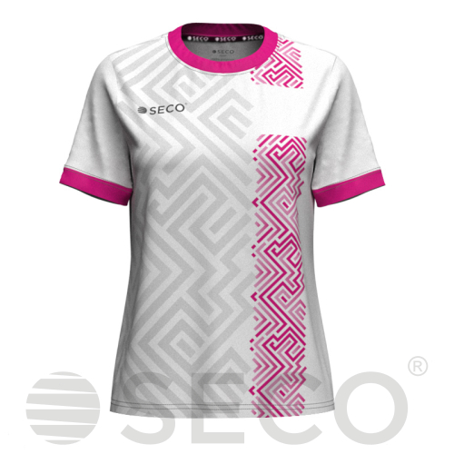 Футболка игровая SECO® Sefa White 25228209 женская цвет: розовый