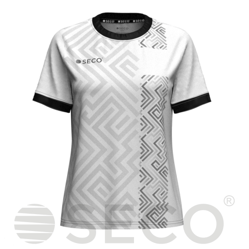 Футболка игровая SECO® Sefa White 25228201 женская цвет: черный