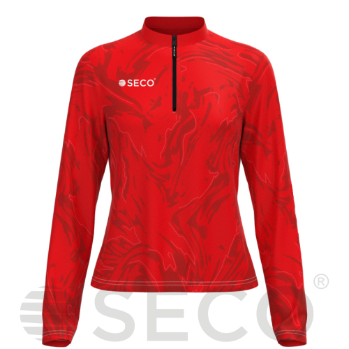 Кофта спортивная SECO® Laura 26314902 женская цвет: красный (короткая молния)