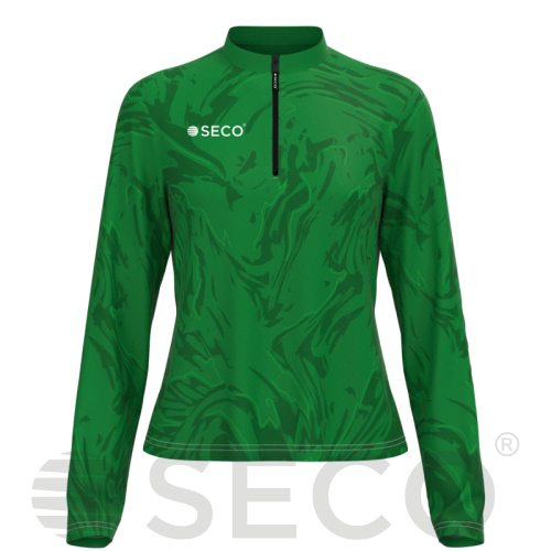 Кофта спортивная SECO® Laura 26314907 женская цвет: зеленый (короткая молния)