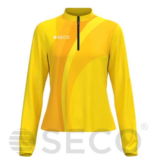 Кофта спортивная SECO® Davina 26315003 женская цвет: желтый (короткая молния)