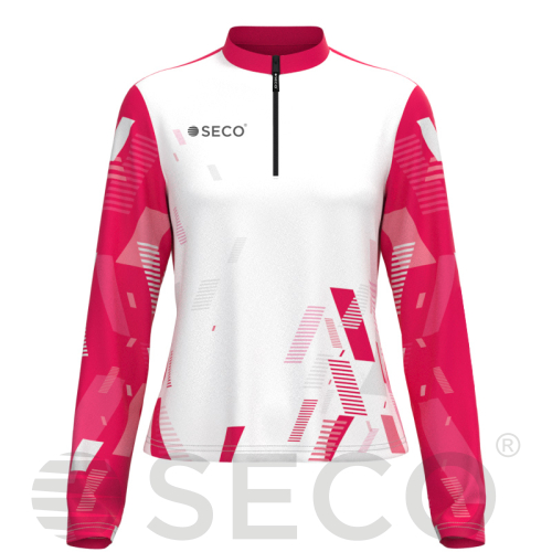 Кофта спортивная SECO® Forza 26315209 женская цвет: розовый (короткая молния)