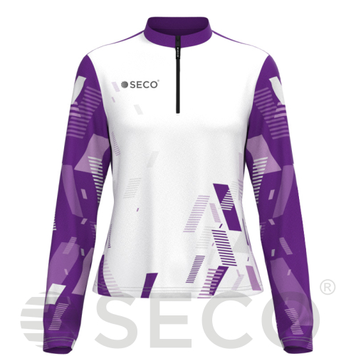 Кофта спортивная SECO® Forza 26315208 женская цвет: фиолетовый (короткая молния)