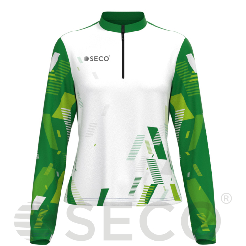 Кофта спортивная SECO® Forza 26315207 женская цвет: зеленый (короткая молния)