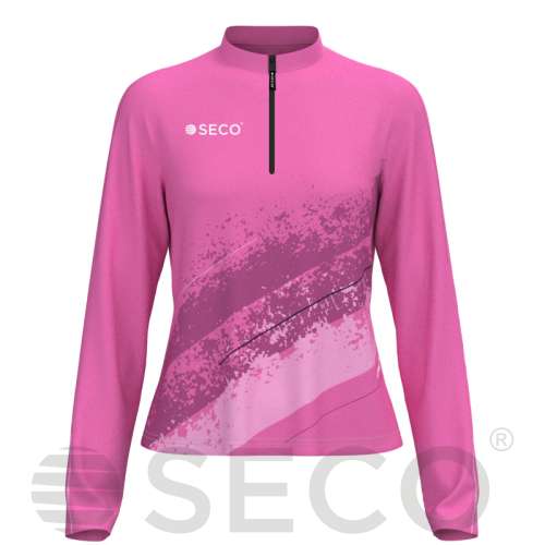 Кофта спортивная SECO® Astrada 26315309 женская цвет: розовый (короткая молния)