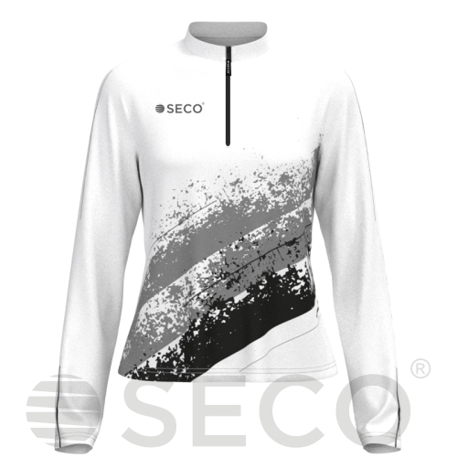 Кофта спортивная SECO® Astrada 26315310 женская цвет: белый (короткая молния)