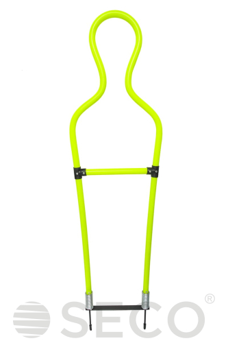 Тренировочный манекен для футбола с чехлом SECO® 180 см неон