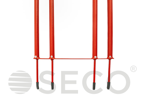 Тренировочный манекен для футбола с чехлом SECO® 160 см красный