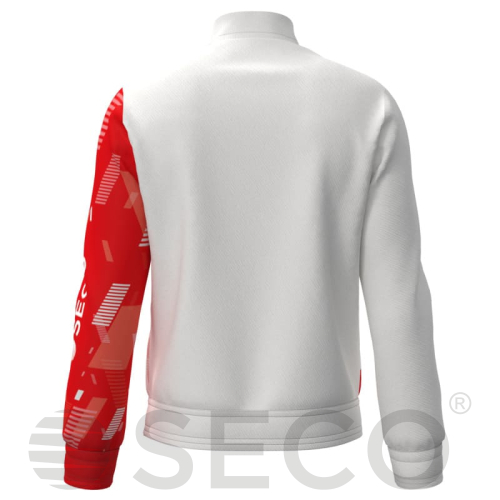 Кофта спортивная SECO® Forza White 22310202 цвет: красный